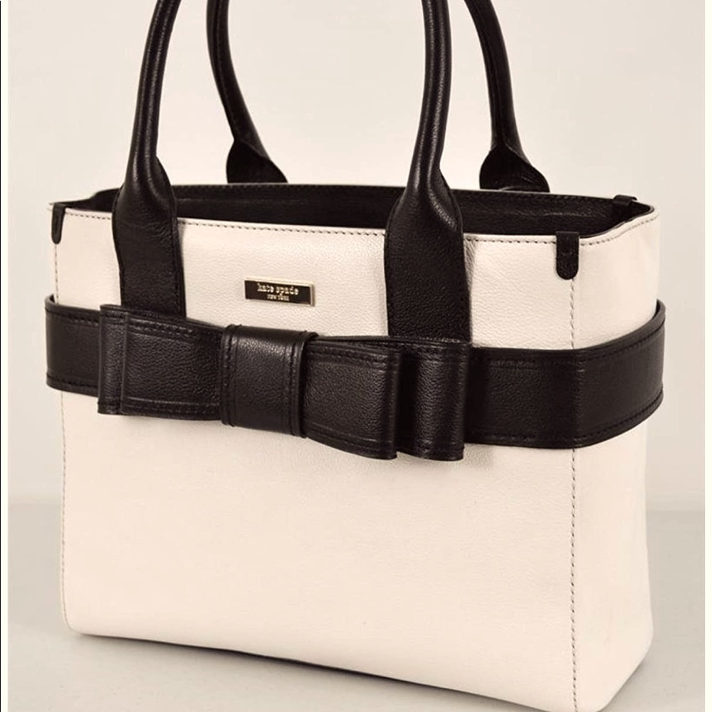 Kate Spade Quinn Villabella Leather Bone Handbag